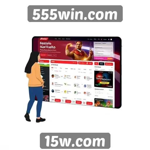 Usabilidade do site 555win.com para novos usuários
